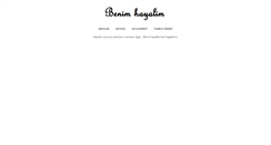 Desktop Screenshot of benimhayalim.com